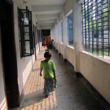 2011: Second floor of the girls' dormitory at the Gopalgonj boarding school