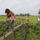 2019: Bridge to the school in Ambari