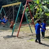 2021: Children's playground instead of half a pond