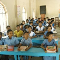2008: Repairing and equipping schools