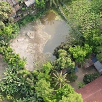 2021: Children's playground instead of half a pond